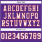 Custom Purple White-Red Mesh Authentic Football Jersey