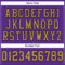 Custom Purple Old Gold-Black Mesh Authentic Football Jersey