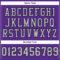 Purple0458-3 Custom Purple Gray-Black Mesh Authentic Football Jersey