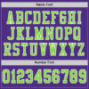 Custom Purple Neon Green-White Mesh Authentic Football Jersey