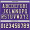 Purple0466-3 Custom Purple Cream-Black Mesh Authentic Football Jersey