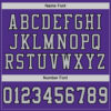 Custom Purple Gray-Black Mesh Authentic Football Jersey