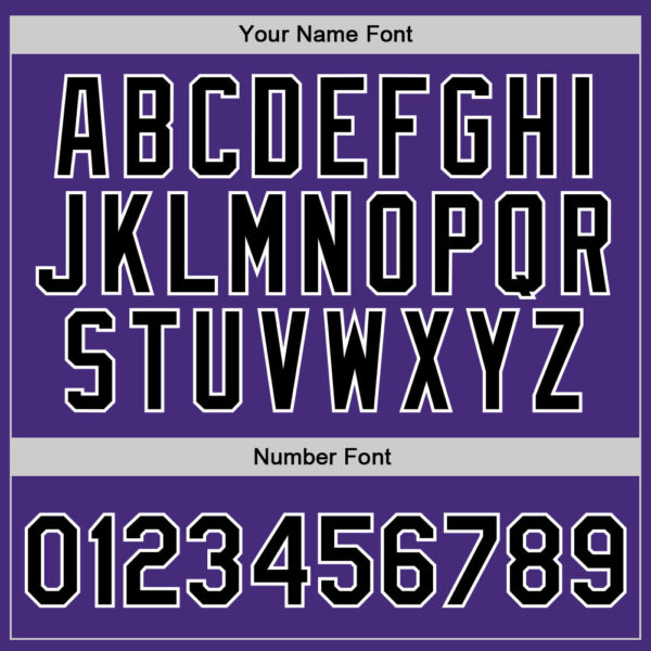 Custom Purple Black-White Authentic Throwback Basketball Jersey