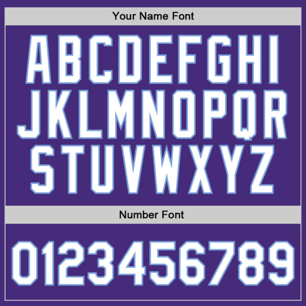 Custom Purple White-Light Blue Authentic Throwback Basketball Jersey