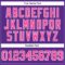 Custom Purple Pink-White Authentic Football Jersey