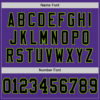 Custom Purple Black-Neon Green Mesh Authentic Football Jersey