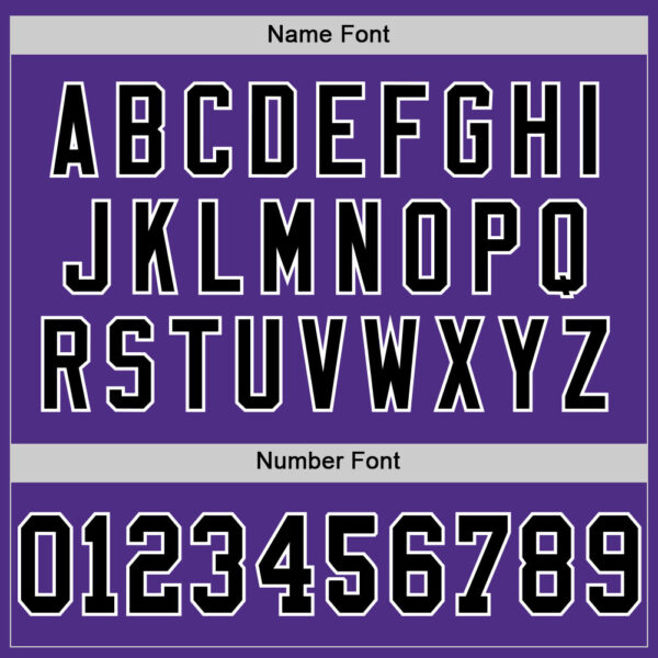 Custom Purple Black-White Mesh Authentic Football Jersey