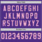 Purple0782-3 Custom Purple Light Pink Mesh Authentic Football Jersey