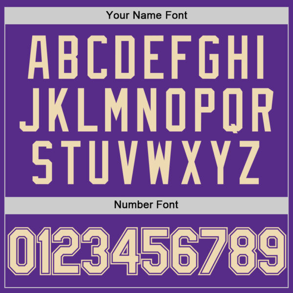 Custom Purple Cream Authentic Throwback Basketball Jersey