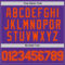 Custom Purple Orange Authentic Throwback Basketball Jersey