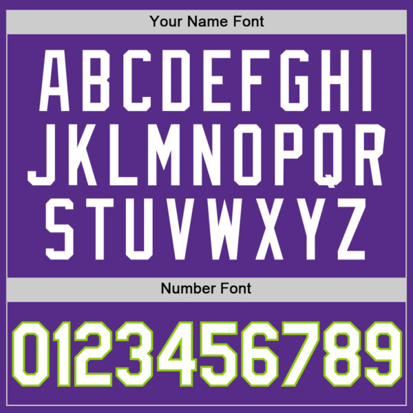 Custom Purple White-Neon Green Authentic Throwback Basketball Jersey