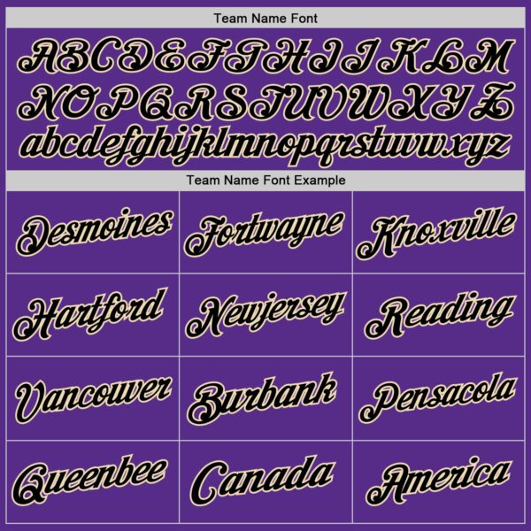 Custom Purple Black-Cream Authentic Throwback Basketball Jersey