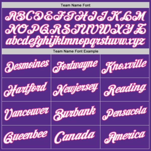 Custom Purple White-Pink Authentic Throwback Basketball Jersey