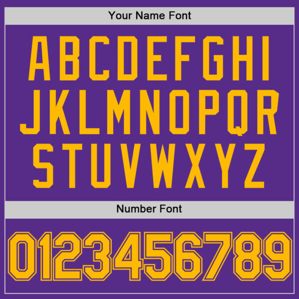 Custom Purple Gold Authentic Throwback Basketball Jersey