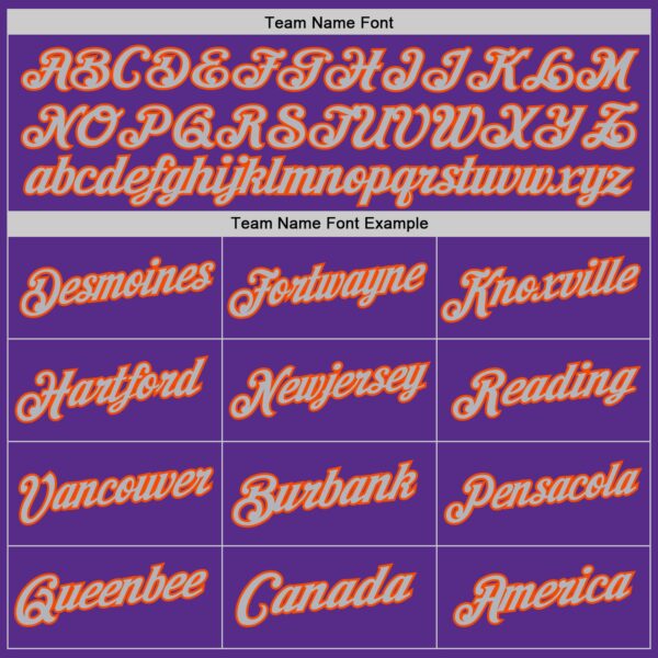 Custom Purple Orange-Gray Authentic Throwback Basketball Jersey