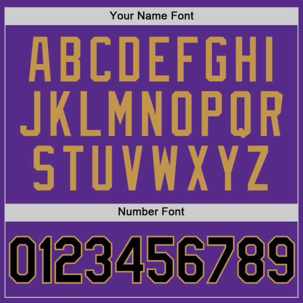 Custom Purple Black-Old Gold Authentic Throwback Basketball Jersey