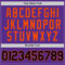 Custom Purple Black-Orange Authentic Throwback Basketball Jersey