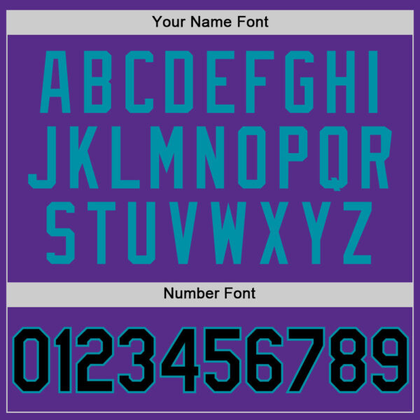 Custom Purple Black-Teal Authentic Throwback Basketball Jersey