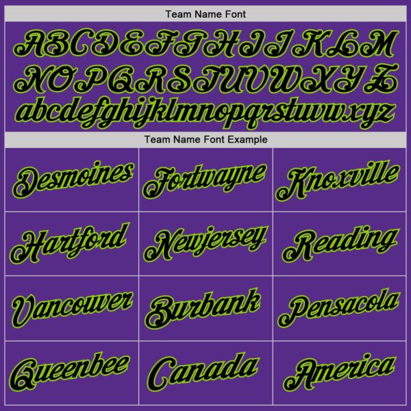 Custom Purple Black-Neon Green Authentic Throwback Basketball Jersey