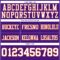 Custom Purple White-Orange Authentic Football Jersey
