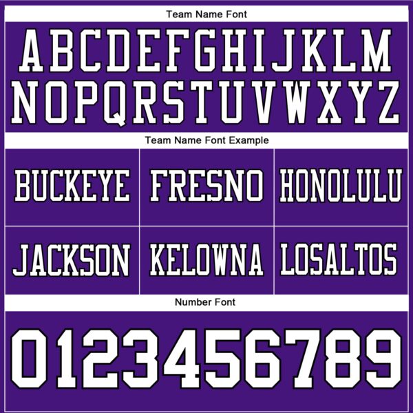 Custom Purple White-Black Authentic Football Jersey
