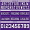 Purple0861-3 Custom Purple White-Black Authentic Football Jersey