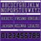 Purple0863-3 Custom Purple Black-Gray Authentic Football Jersey