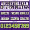 Custom Purple Neon Green-White Authentic Football Jersey