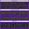 Custom Purple Black-Neon Green Authentic Football Jersey