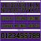 Custom Purple Black-Neon Green Authentic Football Jersey
