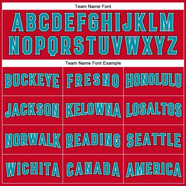 Custom Red Teal-Black Authentic Throwback Basketball Jersey