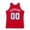 Custom Red White-Royal Authentic Throwback Basketball Jersey