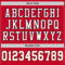 Red0240-3 Custom Red White-Orange Mesh Authentic Throwback Football Jersey