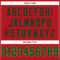 Red0283-3 Custom Red Green-Neon Green Mesh Authentic Football Jersey
