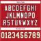 Custom Red White-Orange Mesh Authentic Football Jersey