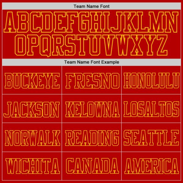 Custom Red Red-Gold Mesh Authentic Football Jersey