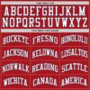 Custom Red White-Navy Authentic Throwback Basketball Jersey