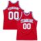 Custom Red White-Light Blue Authentic Throwback Basketball Jersey