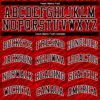 Custom Red Black-White Round Neck Sublimation Basketball Suit Jersey
