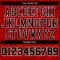 Custom Red Black-White Round Neck Sublimation Basketball Suit Jersey