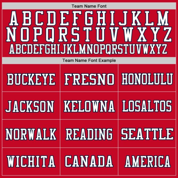 Custom Red Navy-White Mesh Authentic Football Jersey