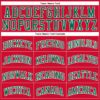 Custom Red Kelly Green-White Authentic Throwback Basketball Jersey