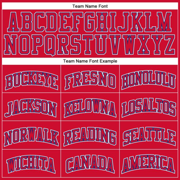 Custom Red Red-Royal Authentic Throwback Basketball Jersey