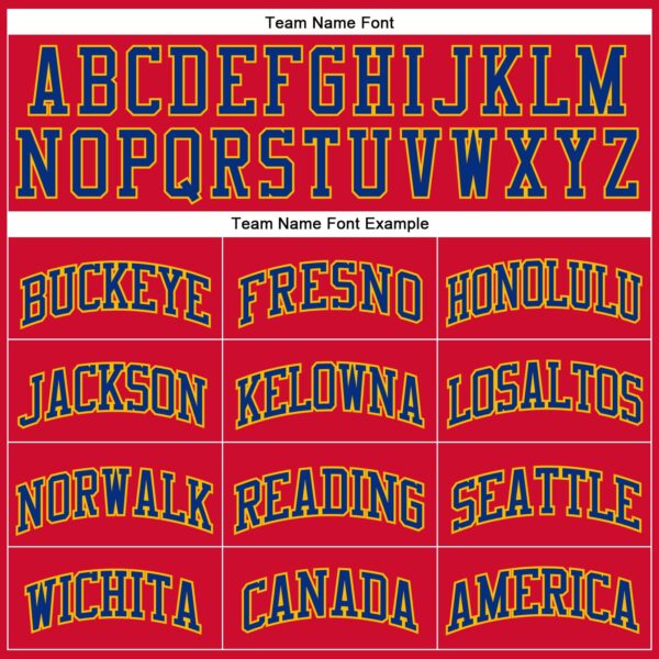 Custom Red Royal-Gold Authentic Throwback Basketball Jersey