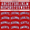 Custom Red White-Royal Authentic Throwback Basketball Jersey