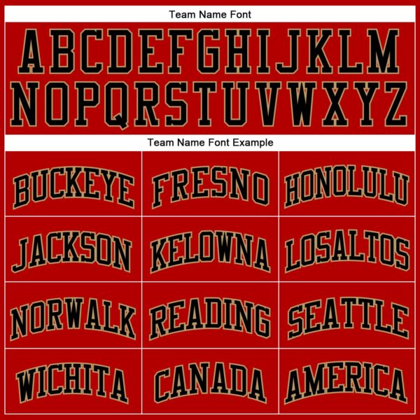 Custom Red Black Pinstripe Black-Old Gold Authentic Basketball Jersey