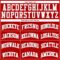 Custom Red White Pinstripe White-Gray Authentic Basketball Jersey