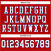 Custom Red White-Royal Mesh Authentic Football Jersey
