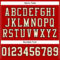 Red0632-3 Custom Red Cream-Black Mesh Authentic Football Jersey