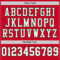 Red0639-3 Custom Red White-Green Mesh Authentic Football Jersey